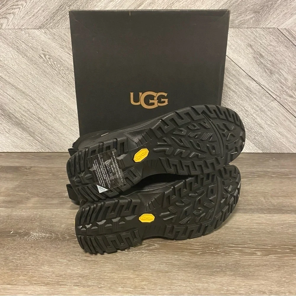 UGG | Men’s Felton Black WaterProof Leather Snow Boots NEW